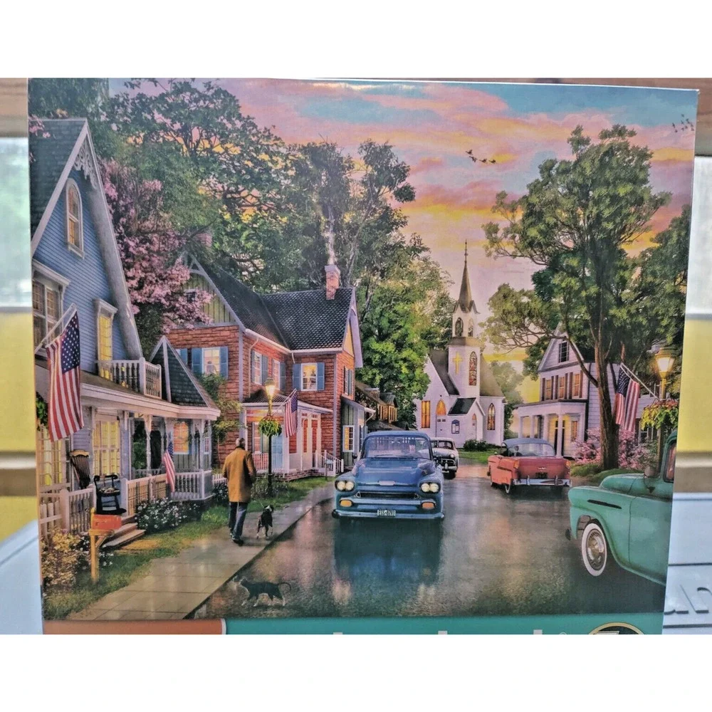 Springbok Blissful Borough Jigsaw Puzzle 1000 Pieces 33-10946 : Made In USA